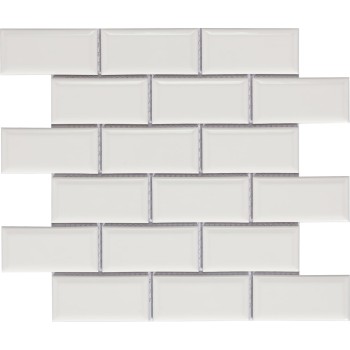 Brick White Керамическая мозаика Bonaparte 287,5x292 мм