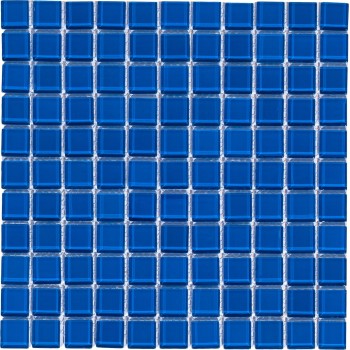 Deep blu Стеклянная мозаика Bonaparte 300x300 мм
