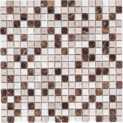 Detroit (POL) Мраморная мозаика  Detroit Bonaparte 305x305 мм