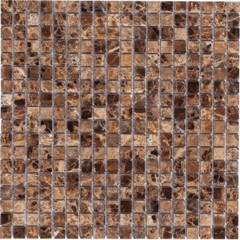 Ferato-15 slim (POL) Мраморная мозаика  Ferato15 Bonaparte 305x305 мм