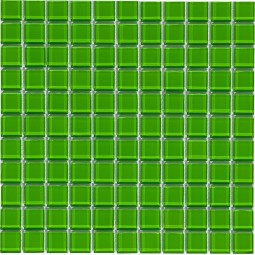 Green glass Стеклянная мозаика Bonaparte 300x300 мм