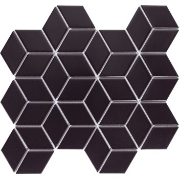 Landa Black matt Керамическая мозаика Bonaparte 267x309 мм