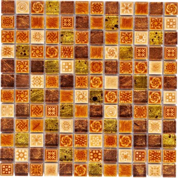 Morocco gold Керамическая мозаика Bonaparte 300x300 мм