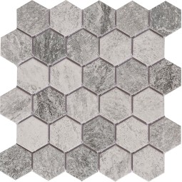 Olmeto Grey Мозаика из керамогранита Bonaparte 281x271 мм