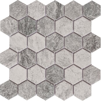 Olmeto Grey Мозаика из керамогранита Bonaparte 281x271 мм