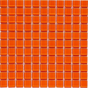Orange glass Стеклянная мозаика  Orange  glass Bonaparte 300x300 мм