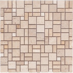 Palermo Мозаика из травертина Bonaparte 305x305 мм