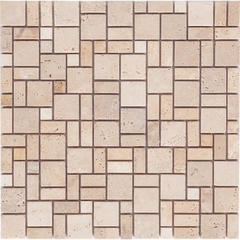 Palermo Мозаика из травертина Bonaparte 305x305 мм