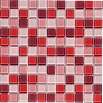 Plum mix Стеклянная мозаика Bonaparte 300x300 мм