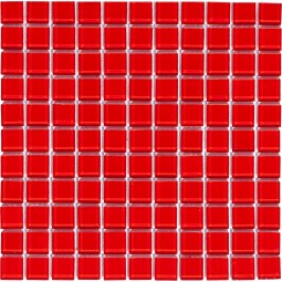 Red glass Стеклянная мозаика Bonaparte 300x300 мм