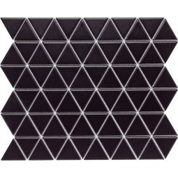 Reno Black matt Керамическая мозаика Bonaparte 252x291 мм