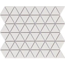 Reno White matt Керамическая мозаика Bonaparte 252x291 мм