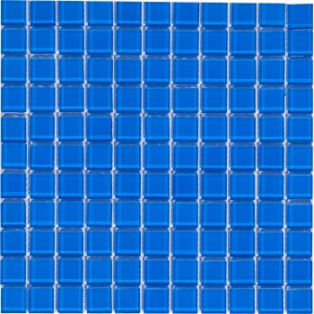 Royal blue Стеклянная мозаика Bonaparte 300x300 мм