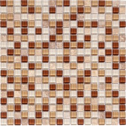Scarlett Мозаика из камня и стекла Bonaparte 300x300 мм