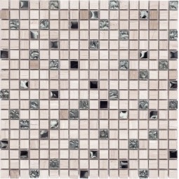 Tokyo Мозаика из мрамора и стекла Bonaparte 305x305 мм