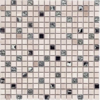 Tokyo Мозаика из мрамора и стекла Bonaparte 305x305 мм