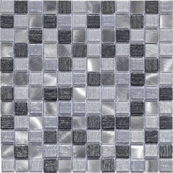 Trend Silver Стеклянная мозаика Bonaparte 300x300 мм