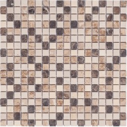 Turin-15 slim (Matt) Мраморная мозаика Bonaparte 305x305 мм