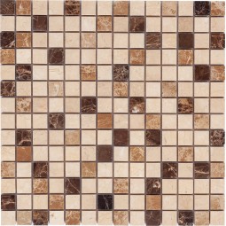 Turin-20 (Pol) Мраморная мозаика Bonaparte 305x305 мм