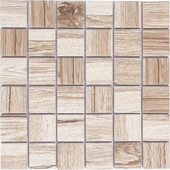 Wooden Light Мозаика из керамогранита Bonaparte 306x306 мм