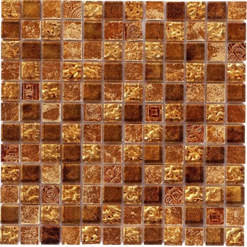 DAO-17 Мрамор и фольгированное стекло DAO 300x300 мм