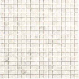 Bianco Carrara Pol 15x15 Мраморная  мозаика  Bianco Carrara Pol Orro 305x305 мм
