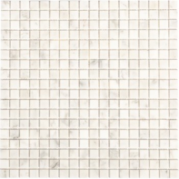 Bianco Carrara Pol 15x15 Мраморная  мозаика  Bianco Carrara Pol Orro 305x305 мм
