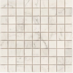 Bianco Carrara Pol 30 Мраморная мозаика Orro 305x305 мм