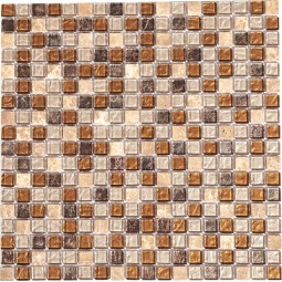Colonial Brown Мозаика из камня и стекла Orro 300x300 мм