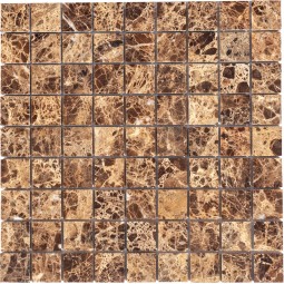 Emperador Dark Pol. 30 Мраморная мозаика Orro 305x305 мм