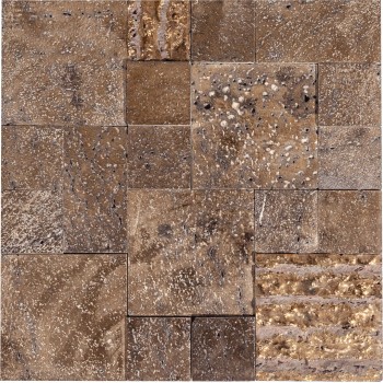 Lava Gold Мозаика из вулканического туфа  Lava gold Orro 300x300 мм