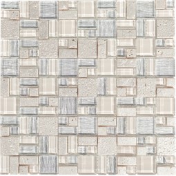 Champane Light Стеклянная мозаика Orro 305x305 мм Champane Light Стеклянная мозаика Orro 305x305 мм