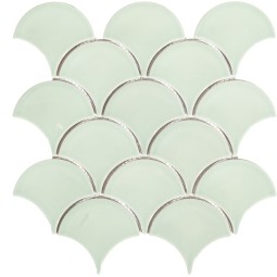 Mint Scales Керамическая мозаика  Mint  Scales Orro 259x279 мм