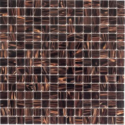 Sable Black Стеклянная мозаика Orro 327x327 мм