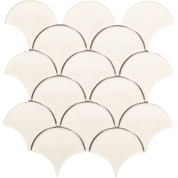 White Scales Керамическая мозаика  White scales Orro 259x279 мм