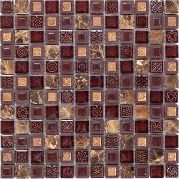 CSR 092 Мозаика из камня, керамики и стекла Tono 300x300 мм