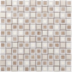 CSR 095 Мозаика из камня и стекла Tono 300x300 мм