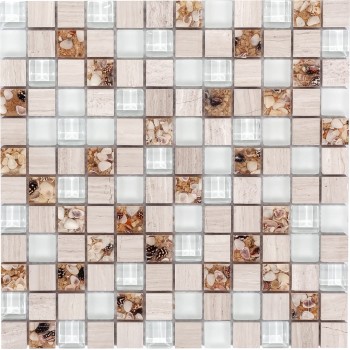 GMBN23-011 Мозаика из камня и стекла Imagine 300x300 мм