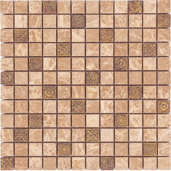 K-717 Мозаика из мрамора и керамики NS 298x298 мм