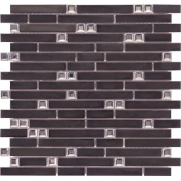 MS-604 Металлическая мозаика    305x298 мм NS 305x298 мм
