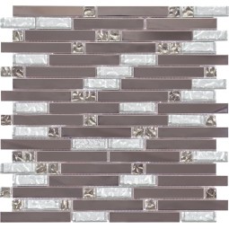 MS-605 Металлическая мозаика    305x298 мм NS 305x298 мм
