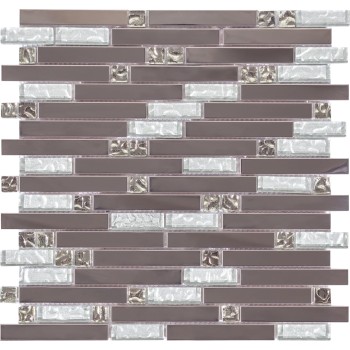 MS-605 Металлическая мозаика    305x298 мм NS 305x298 мм
