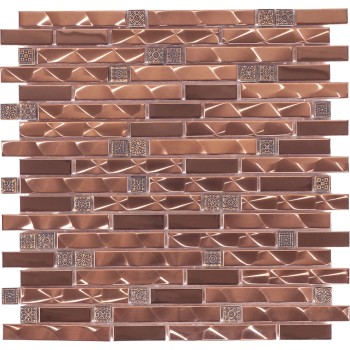 MS-609 Металлическая мозаика    305x298 мм NS 305x298 мм
