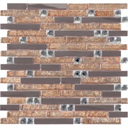 MS-610 Металлическая мозаика    305x298 мм NS 305x298 мм

