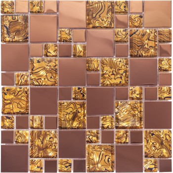 MS-612 Металлическая мозаика    300x300 мм NS 300x300 мм
