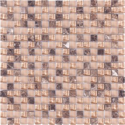 No-22 Мозаика из камня и стекла NS 305x305 мм