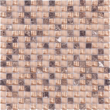 No-22 Мозаика из камня и стекла NS 305x305 мм