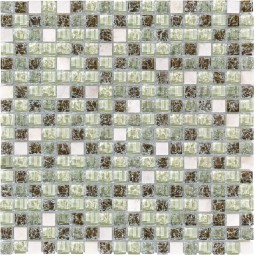 No-231 Мозаика из камня и стекла NS 305x305 мм