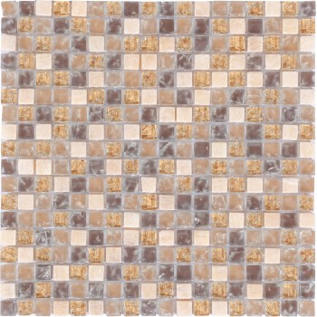 No-233 Мозаика из камня и стекла NS 305x305 мм