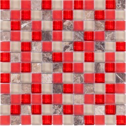 S-808 Мозаика из камня и стекла NS 298x298 мм